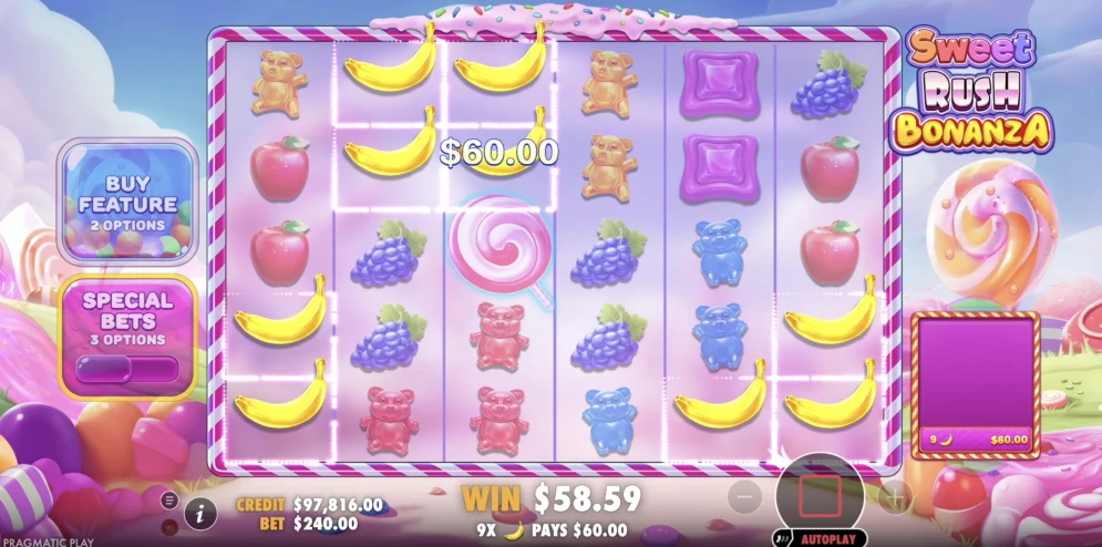 Sweet Rush Bonanza Slot
